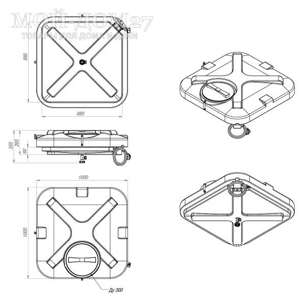 Бак для душа 150 литров с подогревом | Мой-Дом27 | Оснащен электронагревателем 2кВт, обеспечивает быстрый и равномерный нагрев воды в баке.
Нагрев 150 литров с 10 до 40 градусов примерно за 2,5 часа.
Устойчивость к солнечному излучению и температурным воздействиям.
В комплектацию входит боковой штуцер для залива воды, индикатор уровня жидкости и душевая лейка.